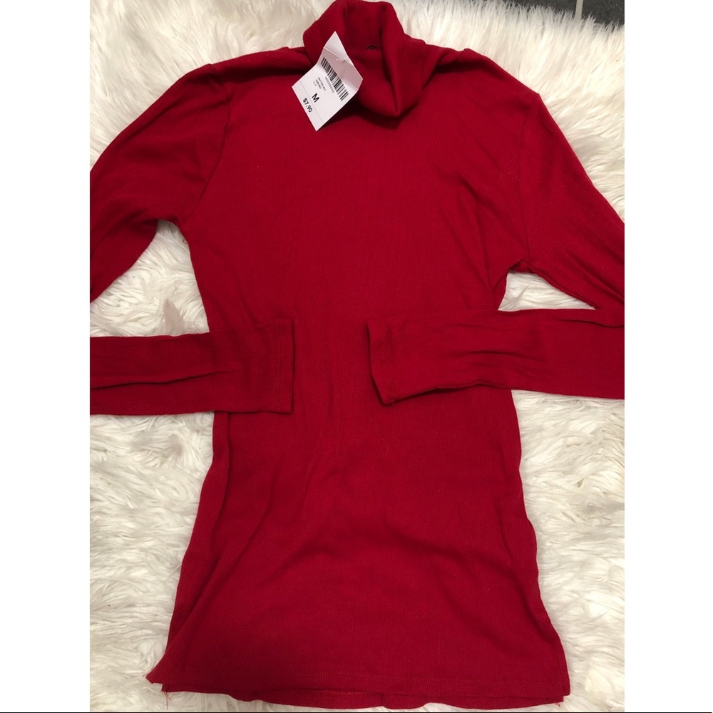 Red Turtleneck
